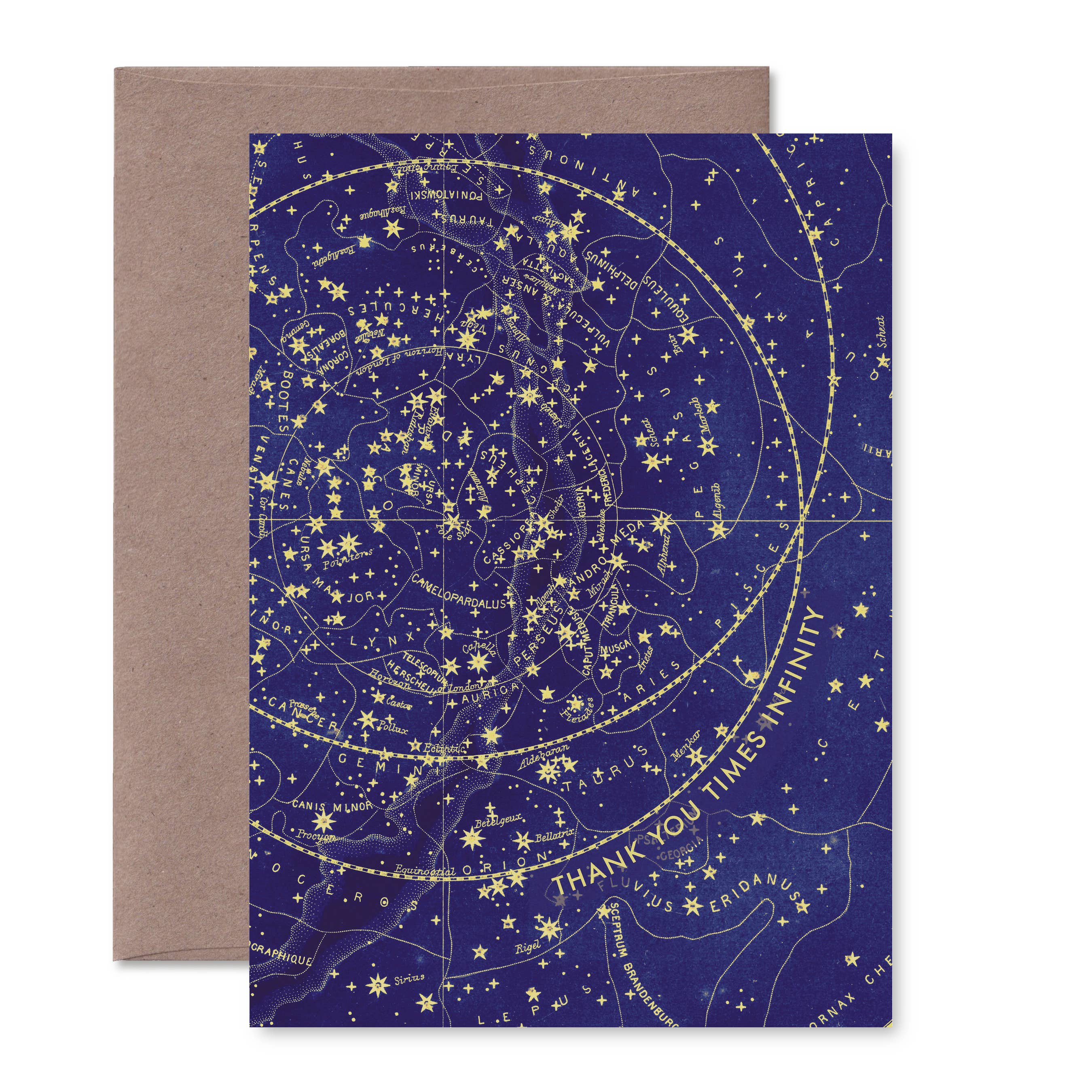 Pictrix Design - "Thank you times infinity" A6 greeting card