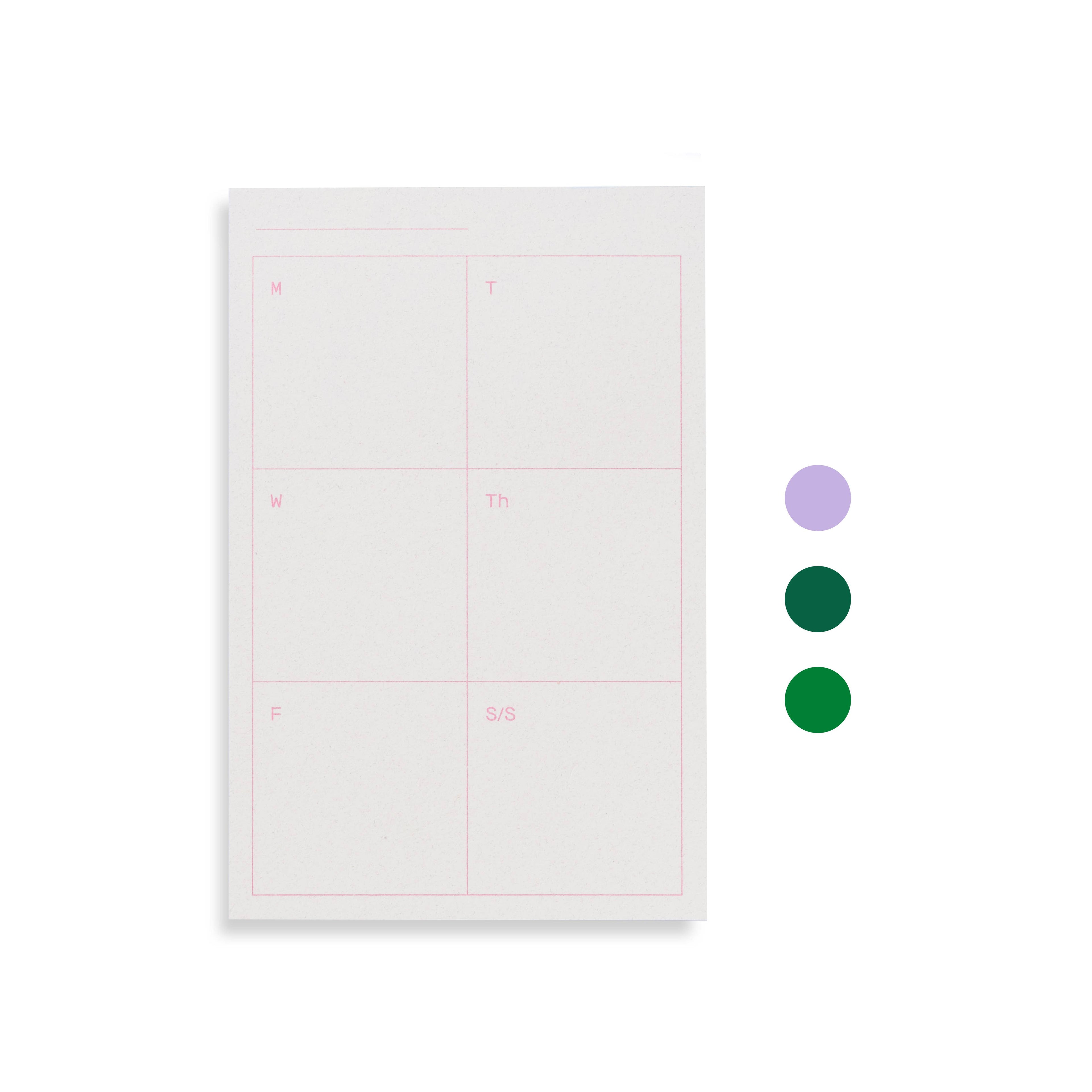 Moglea - Square Weekly Pad