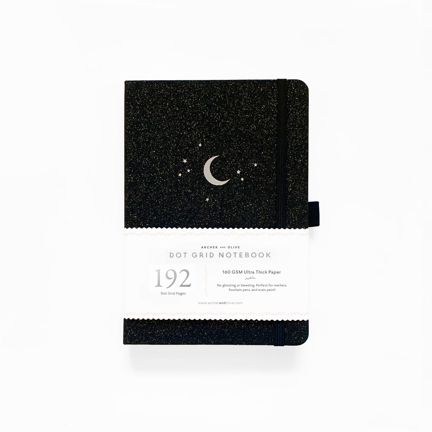 Archer and Olive, Forest Night A5 Dot Grid Notebook