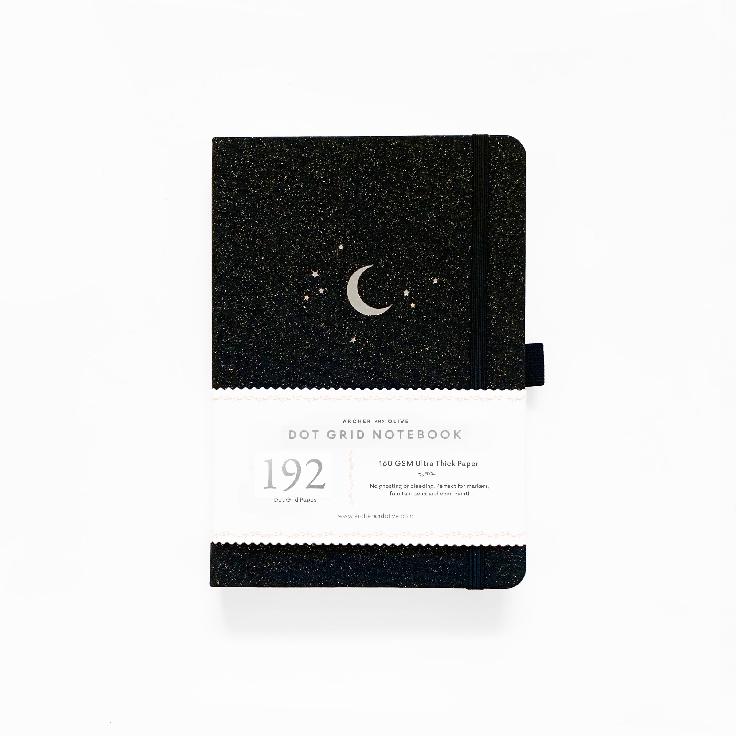 Archer and Olive, Forest Night A5 Dot Grid Notebook