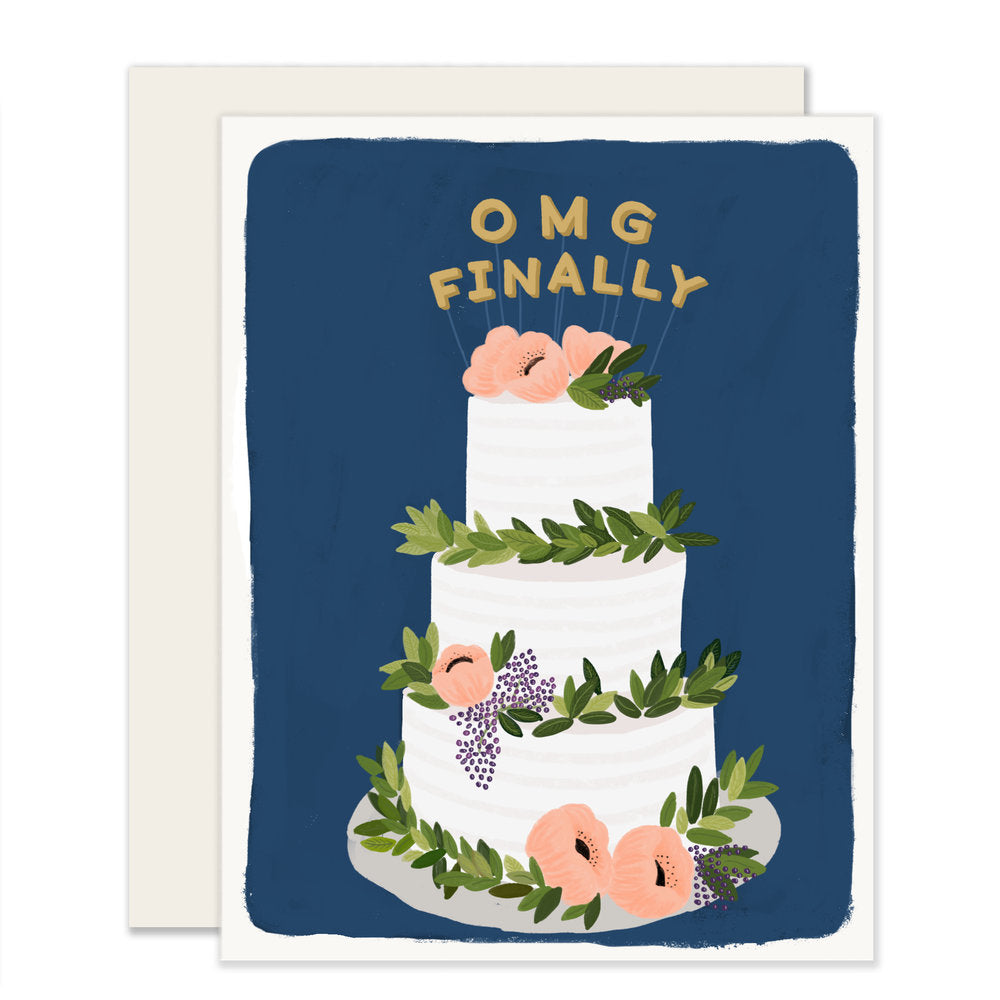 Slightly Stationery,  OMG Finally Card