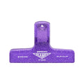Penco, Clampy Plastic Clip Glitter - Purple