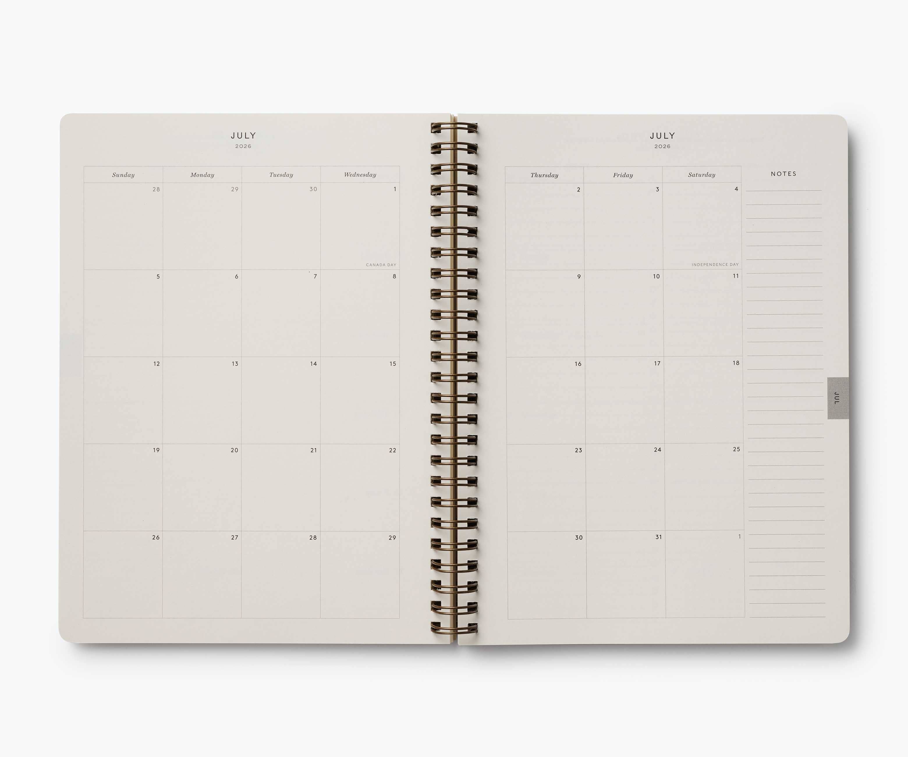 Rifle Paper Co. - 2026 Dahlia 12-Month Softcover Spiral Planner