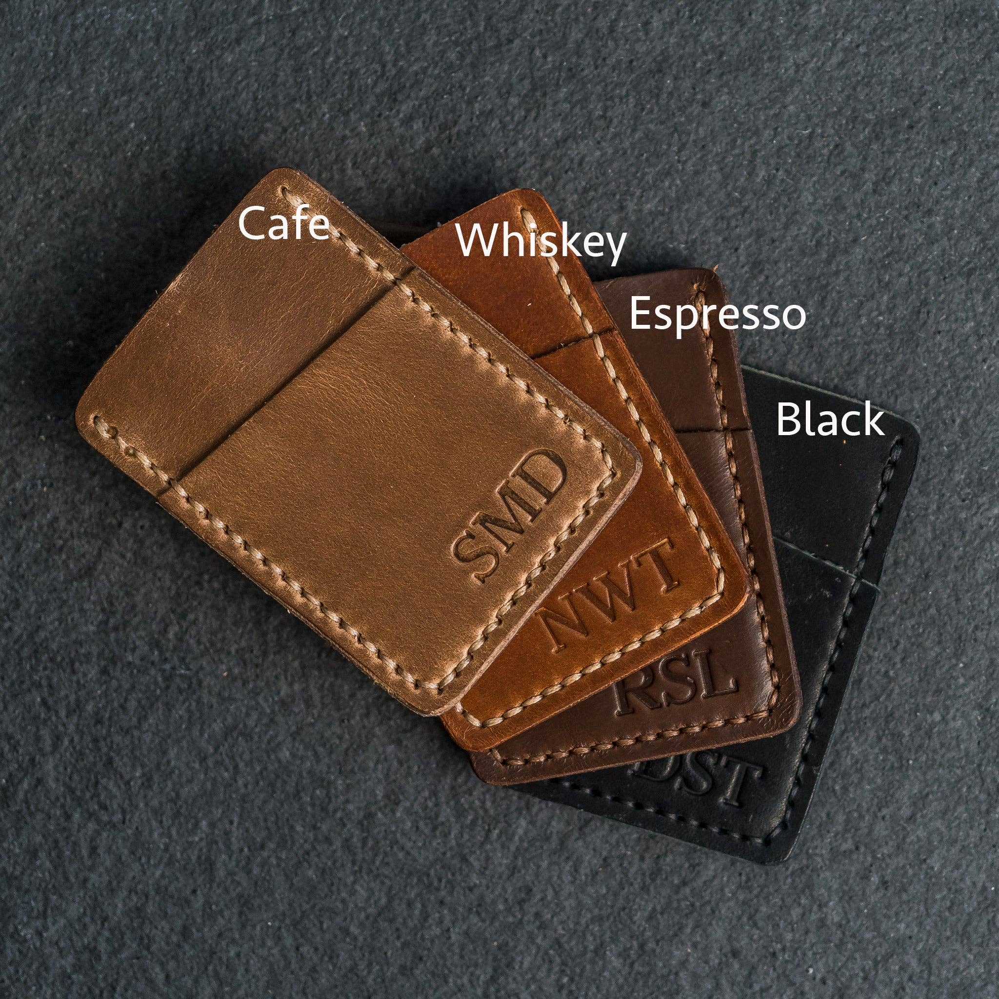 Ox & Pine - Two Pocket Wallet - Handmade Leather Wallet: Espresso