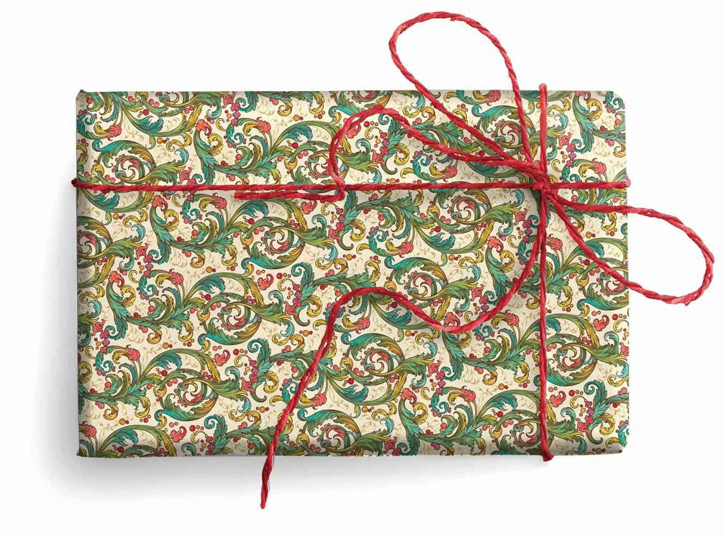 San Lorenzo Design - Florentine  Wrapping Paper, 19.7 x 27.6 in.: Penmanship