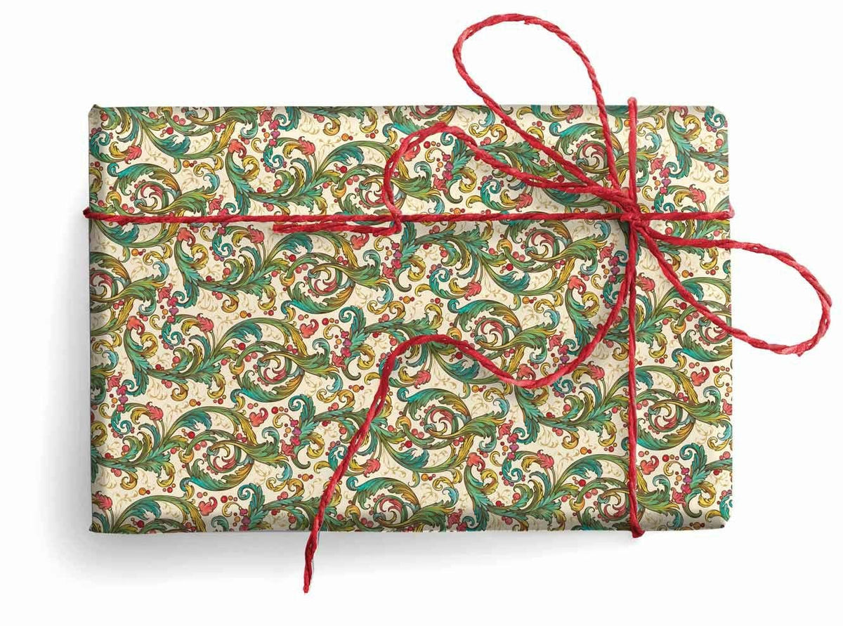 San Lorenzo Design - Florentine  Wrapping Paper, 19.7 x 27.6 in.: Art Deco
