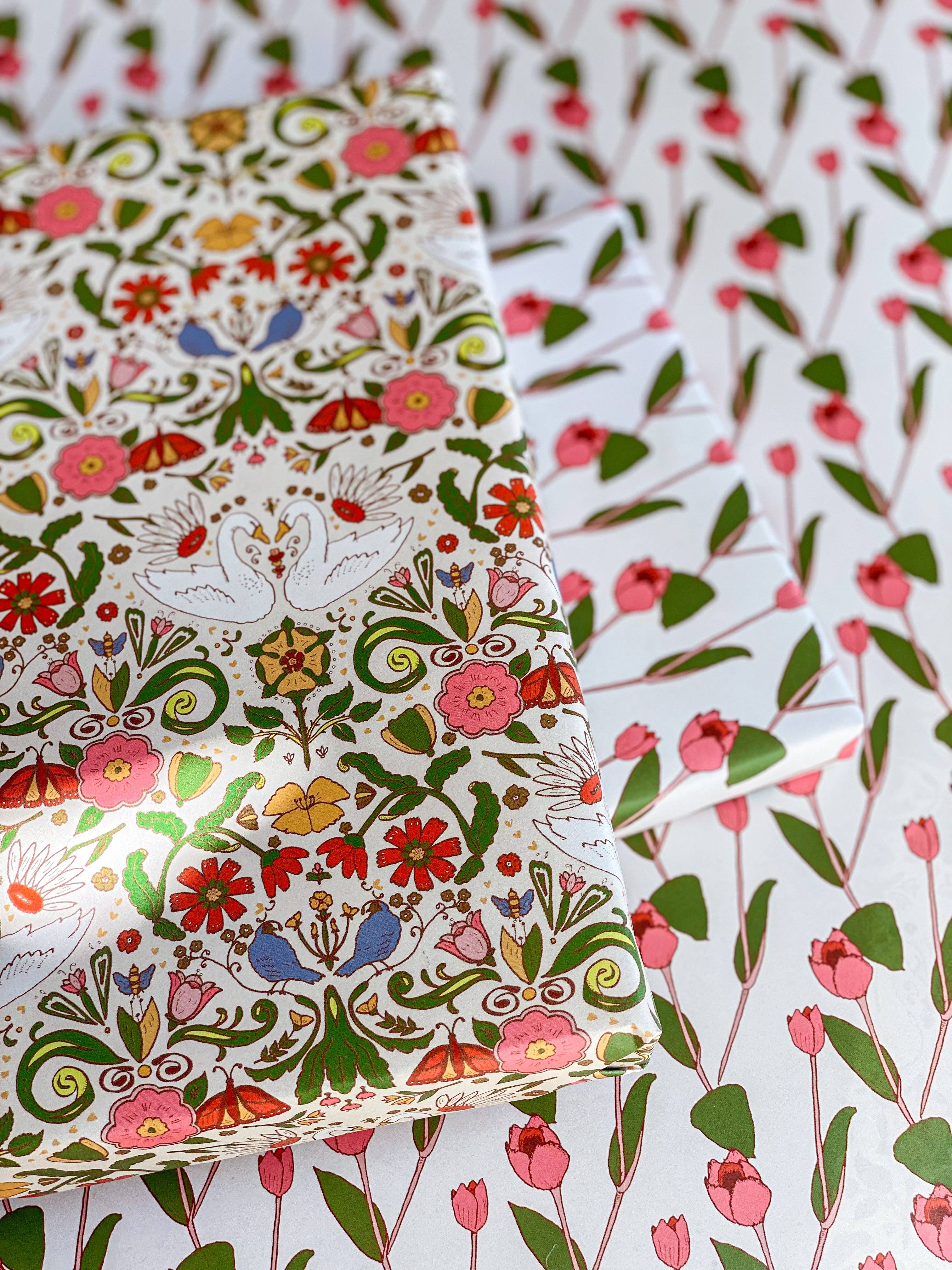 re:mused studio - Cambrifornia Gift Wrap Sheet – Double Sided