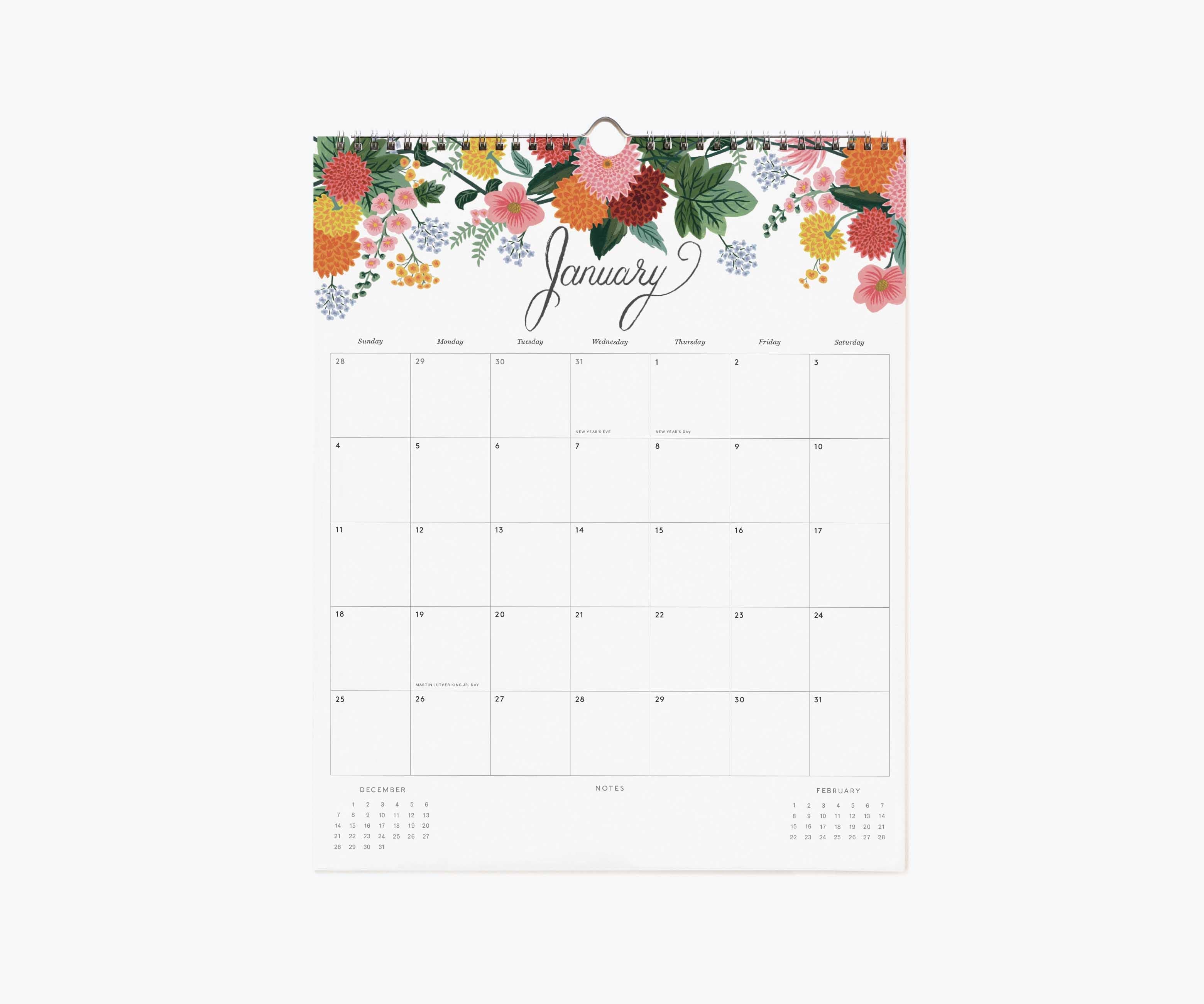 Rifle Paper Co. - 2026 Dahlia Appointment Calendar