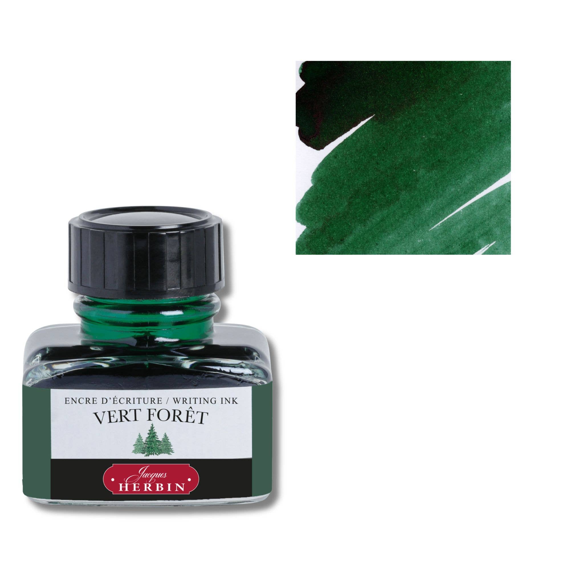 Herbin Fountain Pen Ink 30ml Bottle, Cacao du Bresil (Brazilian Cocoa)