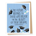 Apartment 2 Cards - Eleanor Roosevelt Beauty of Dreams Quote Graduation Card