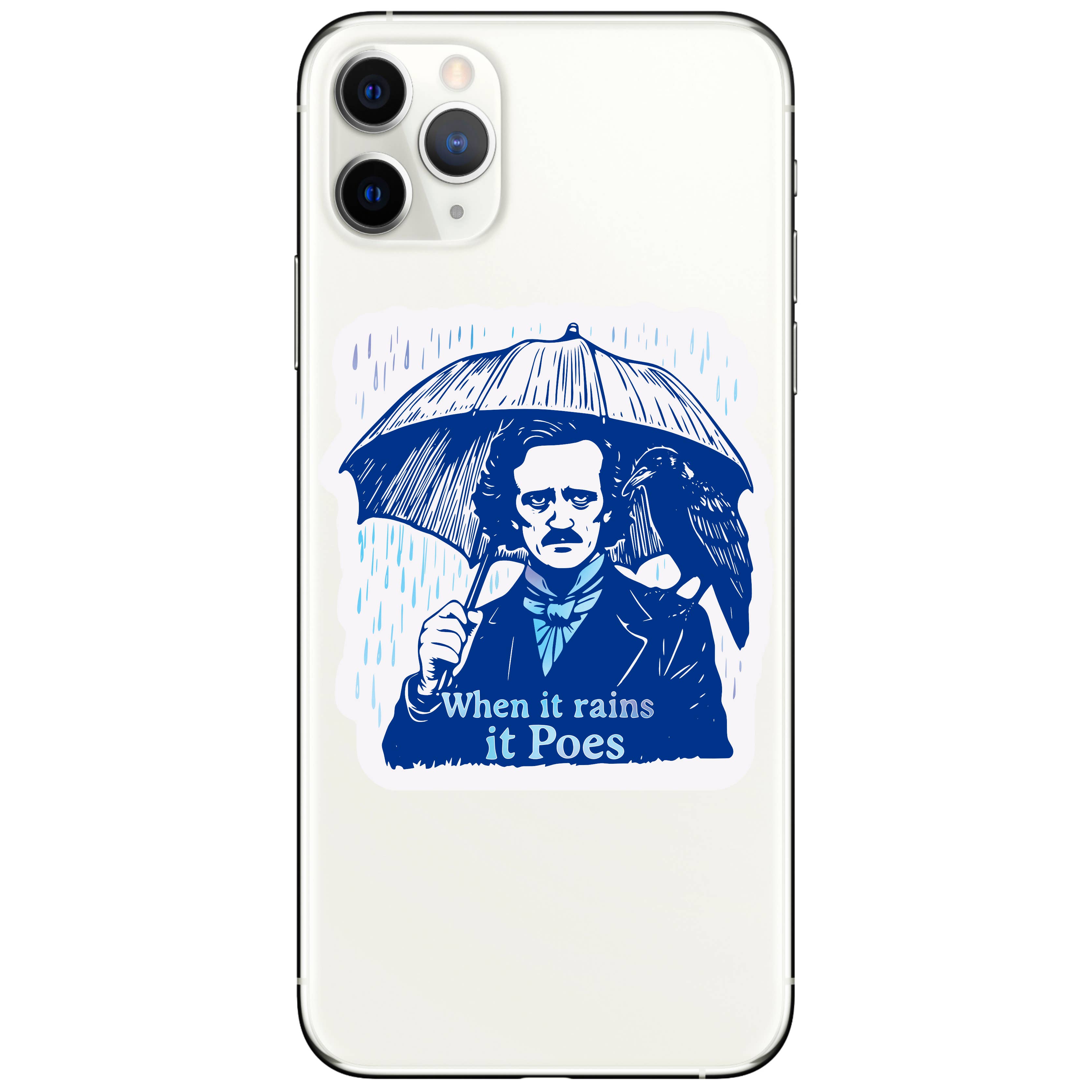 Juju and Moxie - Literature Book Funny Quote Poe Sticker