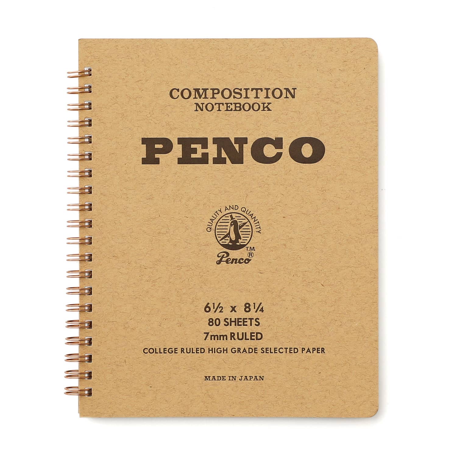 Hightide USA - Coil Notebook/ L: Natural