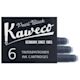 Kaweco, Ink Cartridges, Quantity 6, Black