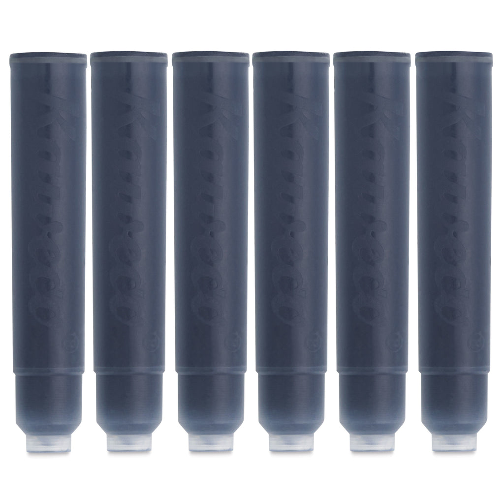 Kaweco, Ink Cartridges, Quantity 6, Smokey Grey