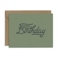 Ruff House Print Shop - Happy Birthday Flag Greeting Card - Box of 6