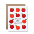 Hartland Cards, thank you teacher apples