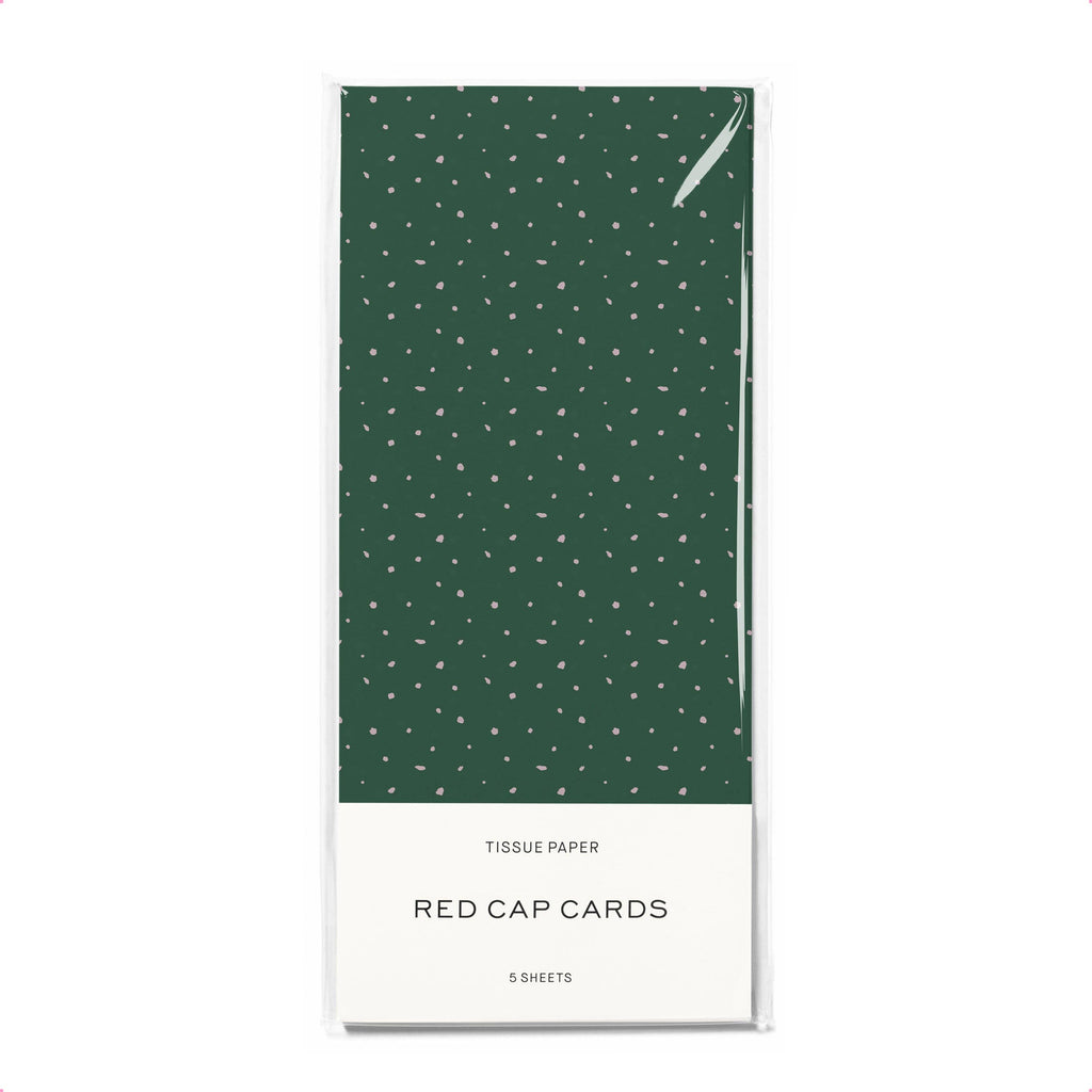 Red Cap Cards - Pink Flecks tissue paper: 5 Sheets