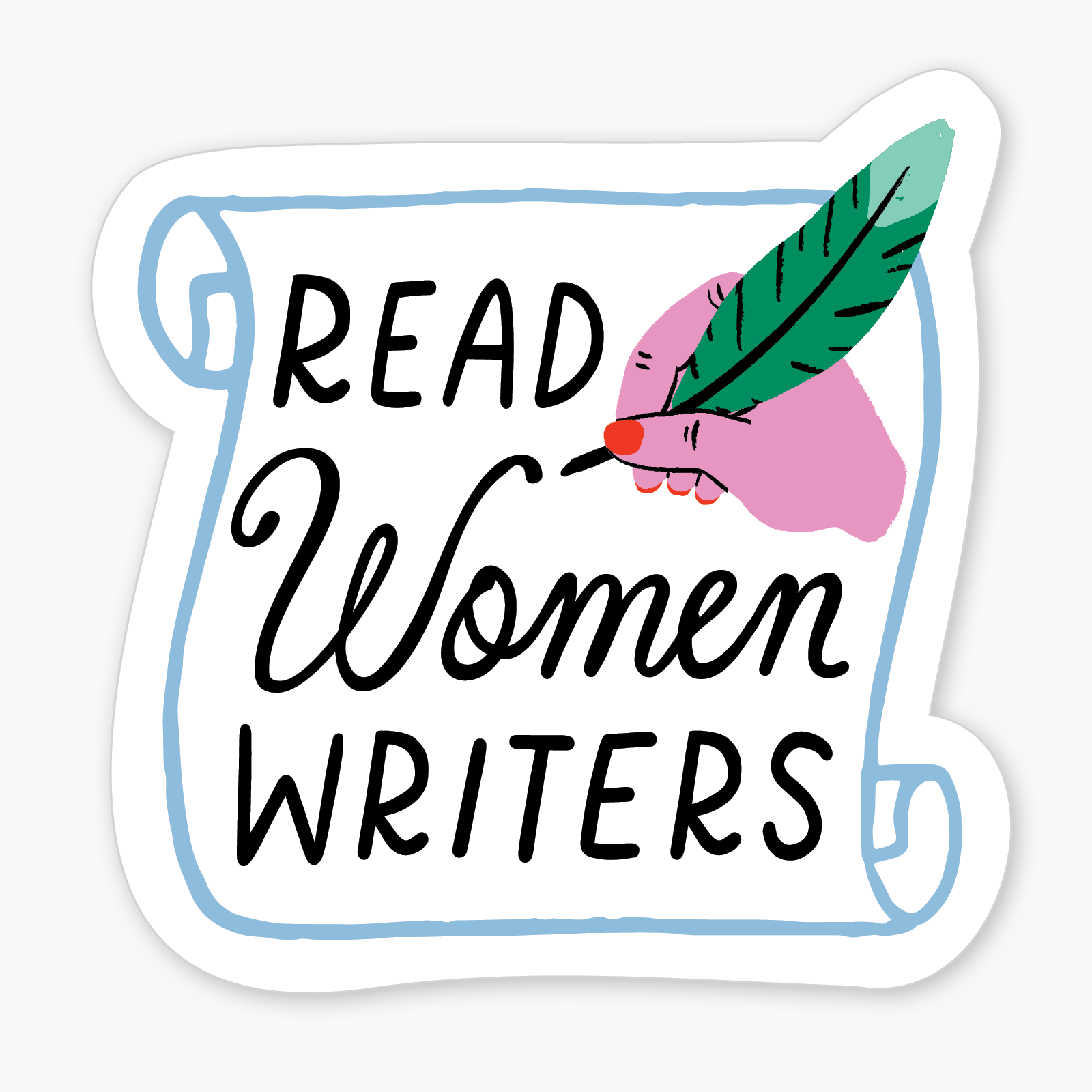 Party of One - Read Women Sticker