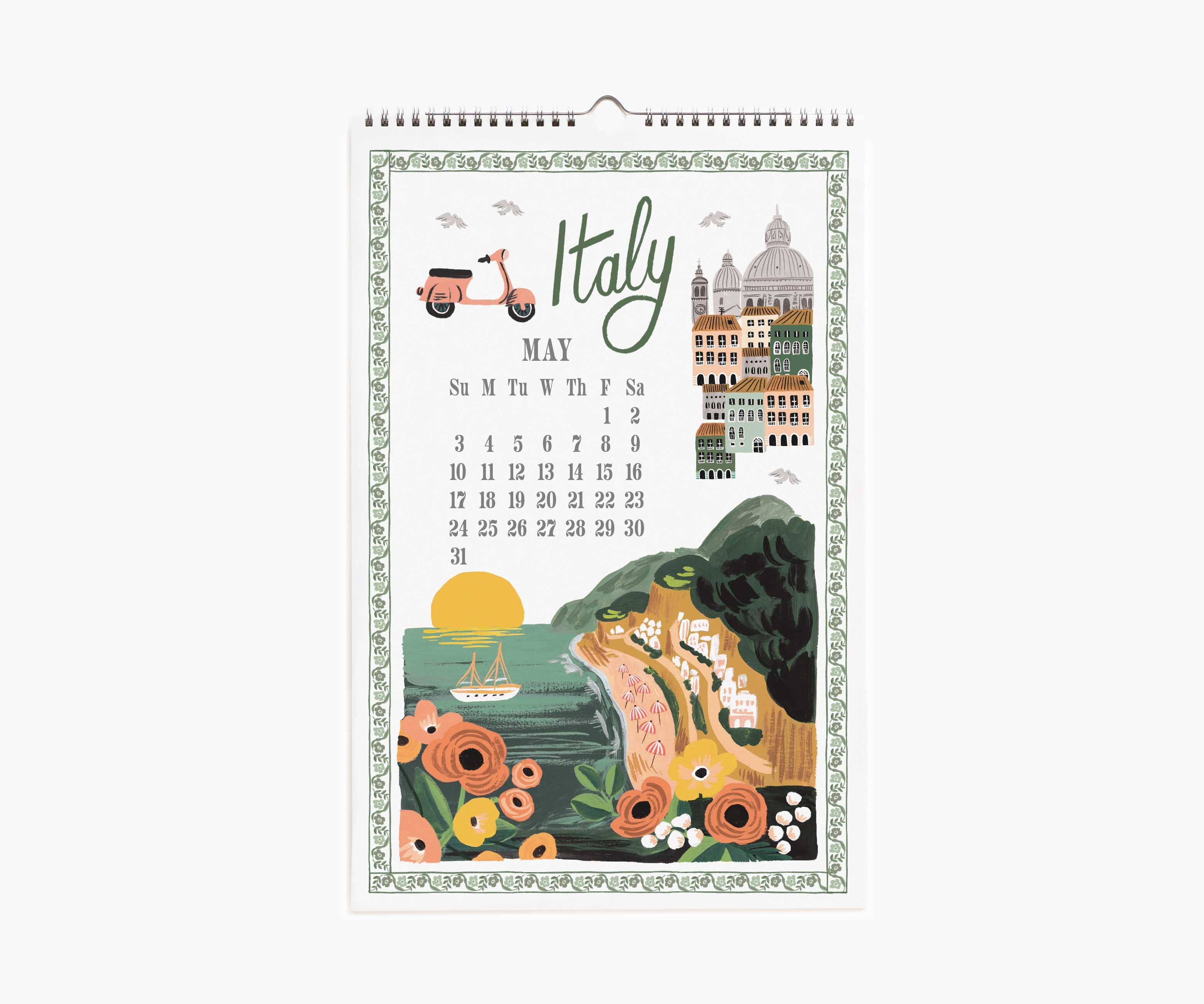 Rifle Paper Co. - 2026 World Travel Wall Calendar