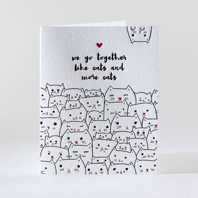 Elum Designs - Everyday, Kitty Friendship - Greeting Card