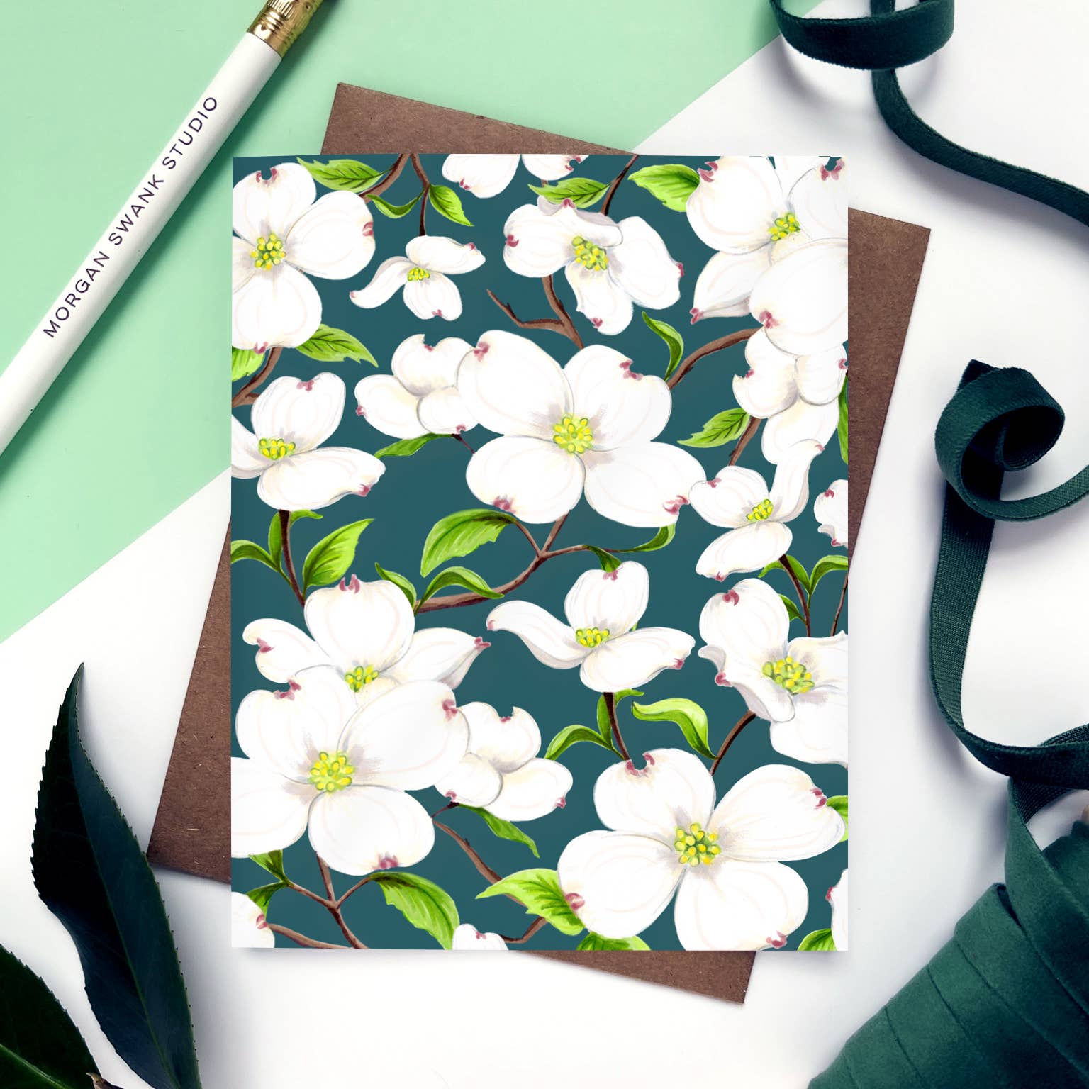 Morgan Swank Studio - Dogwood Floral | Everyday Card