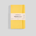 myPAPERCLIP - Executive Series Notebook - M (With Back Pocket): Checks / Yellow
