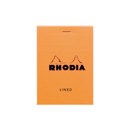 Rhodia Classic Notepad 6 x 8.25: Black GRAPH / 6" x 8.25"
