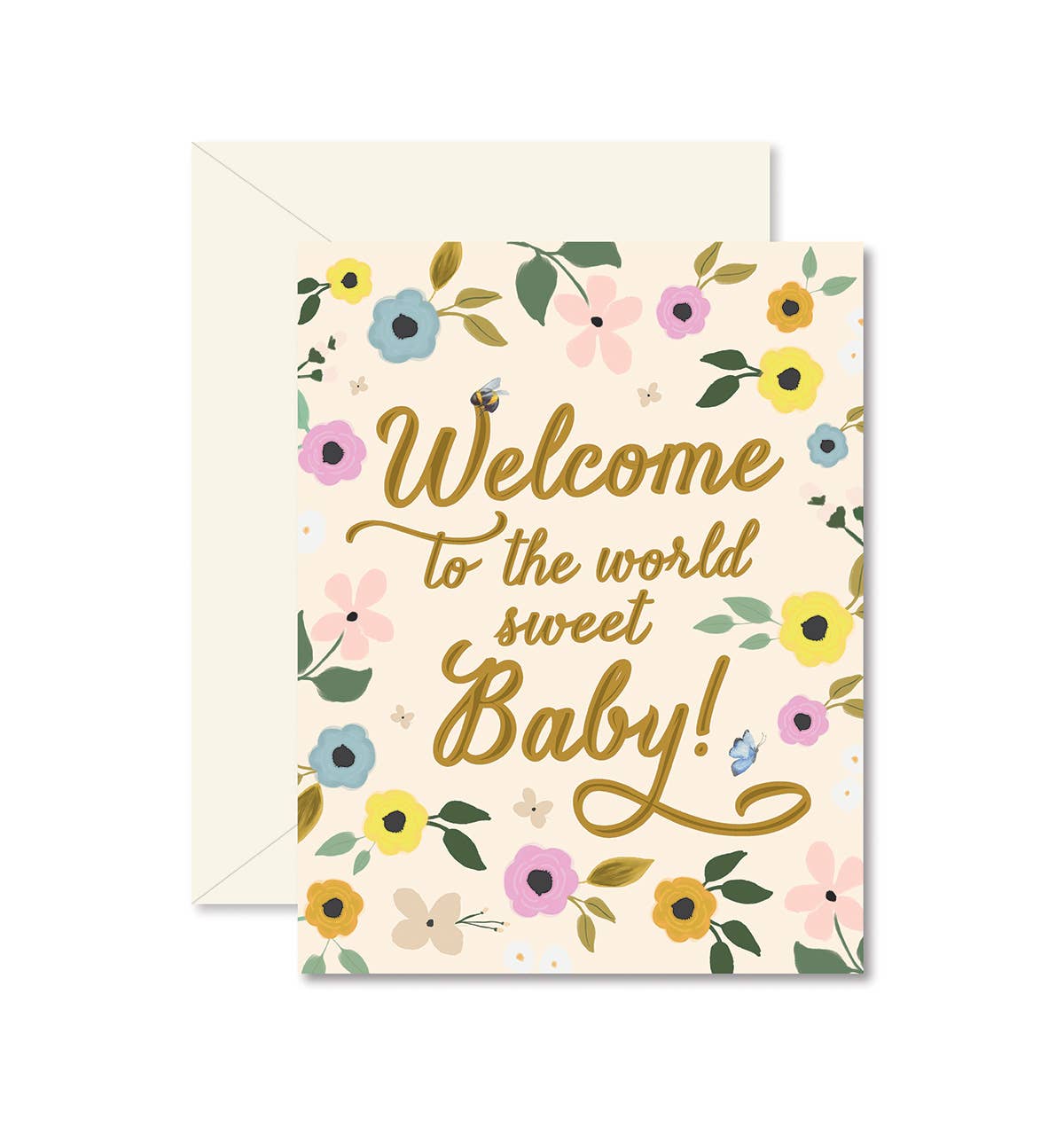 Ginger P. Designs - Welcome Sweet Baby Greeting Card