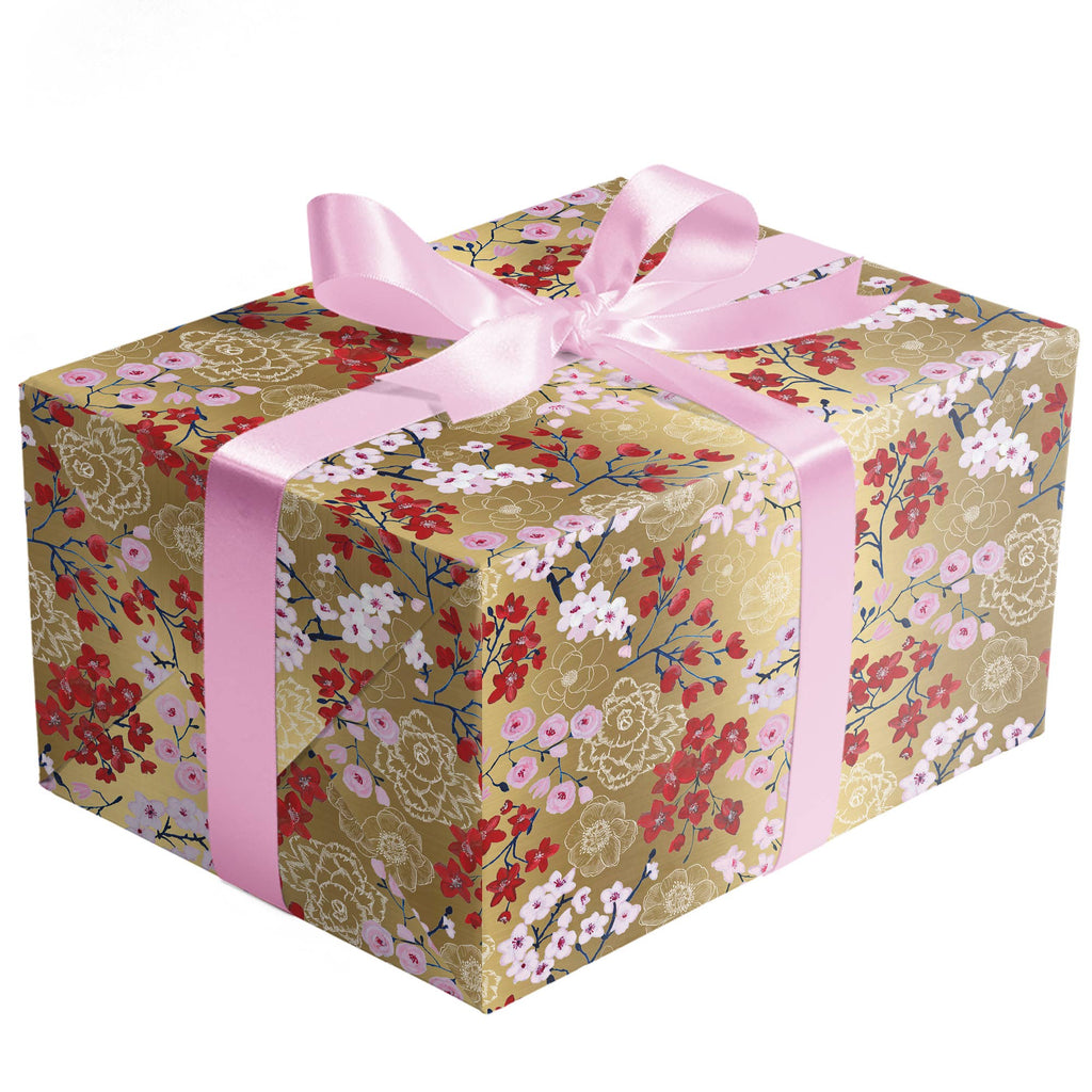 Jillson & Roberts - Drifting Blossoms Gift Wrap - Roll
