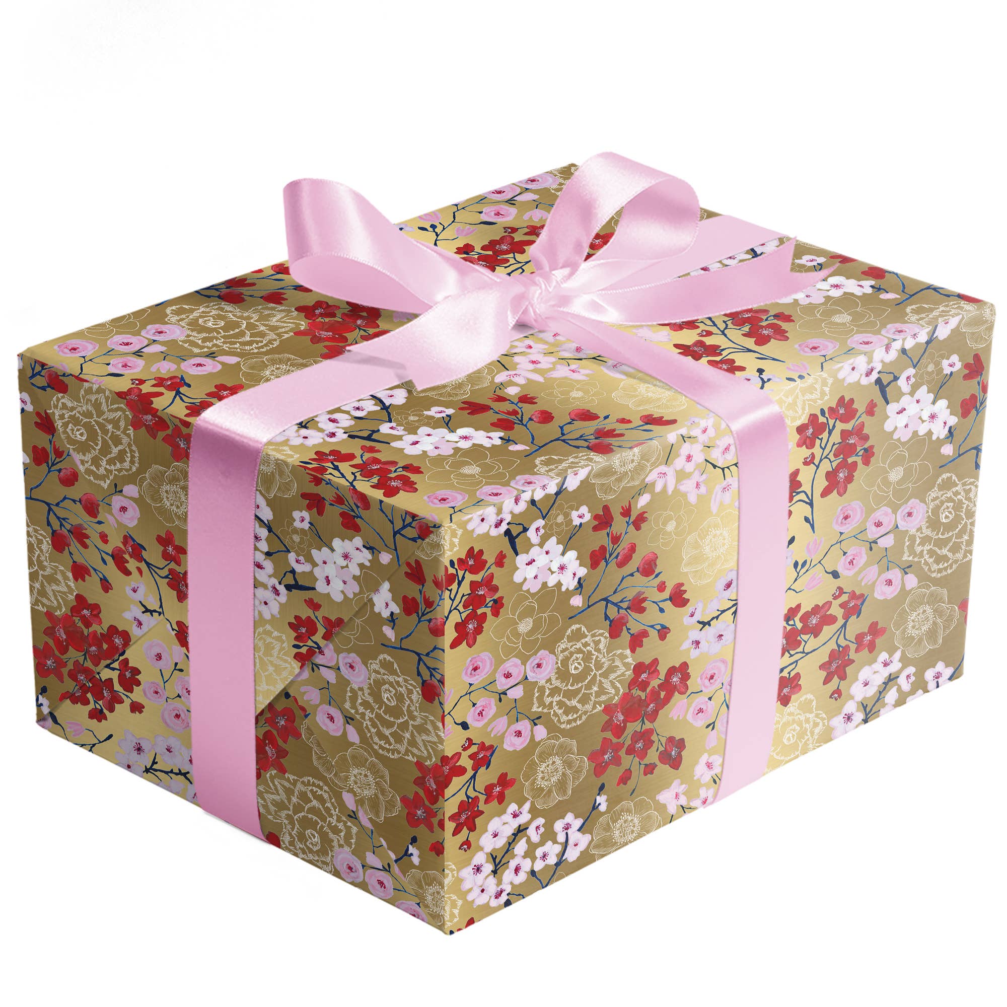 Jillson & Roberts - Drifting Blossoms Gift Wrap - Roll