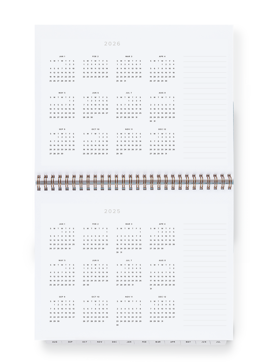 Appointed - 25-26 Weekly Task Planner: Oxford Blue