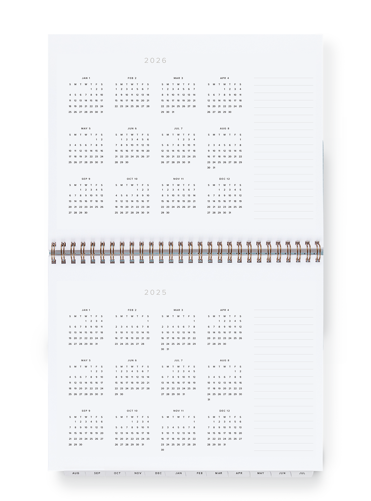 Appointed - 25-26 Weekly Task Planner: Oxford Blue