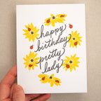 Kindred Letterpress - Ladybug Birthday Card | Letterpress Birthday Card