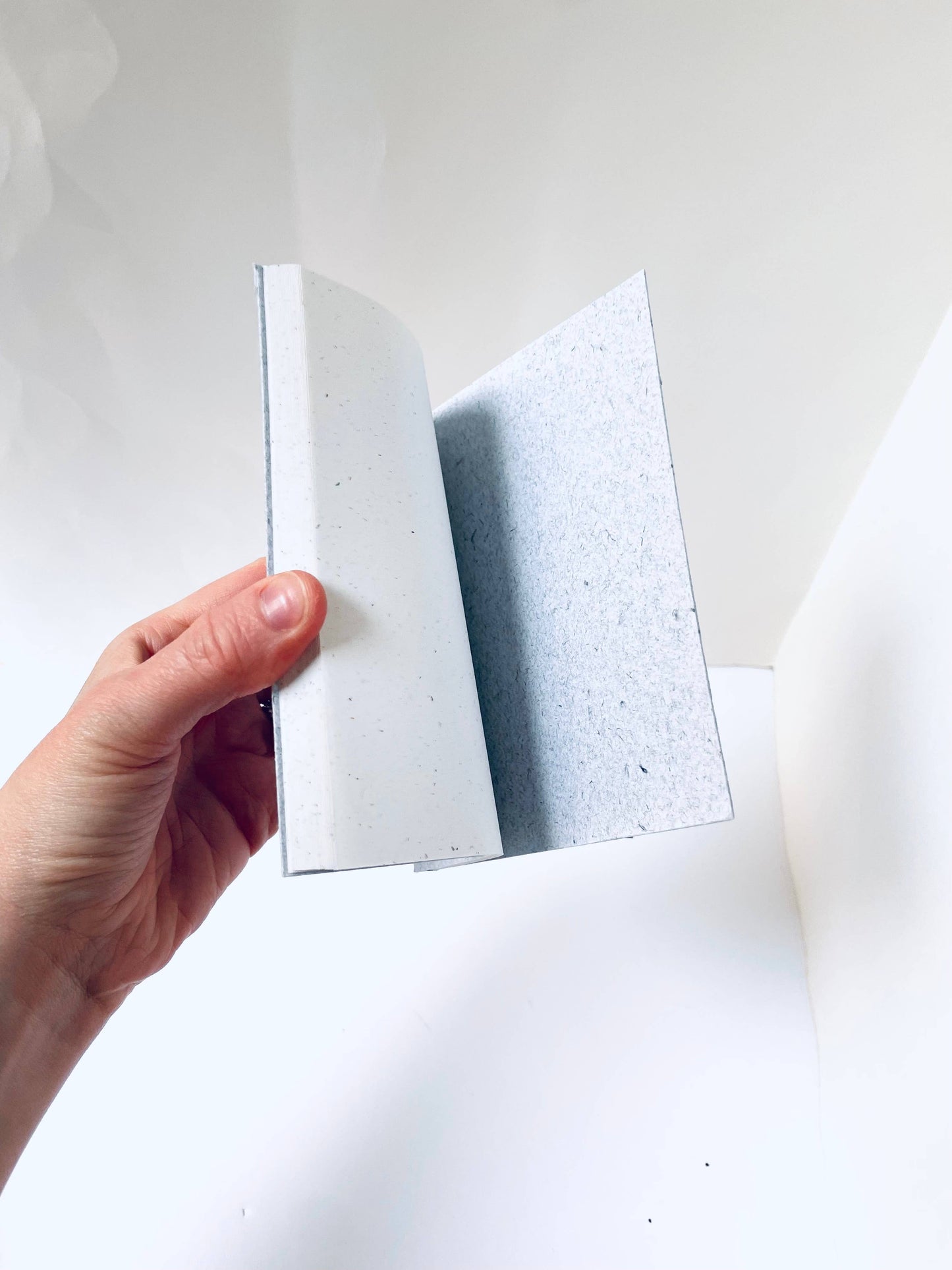 Atelier By Cat - Mini Recycled Denim Confetti Notebook Eco-Friendly Paper: Blank