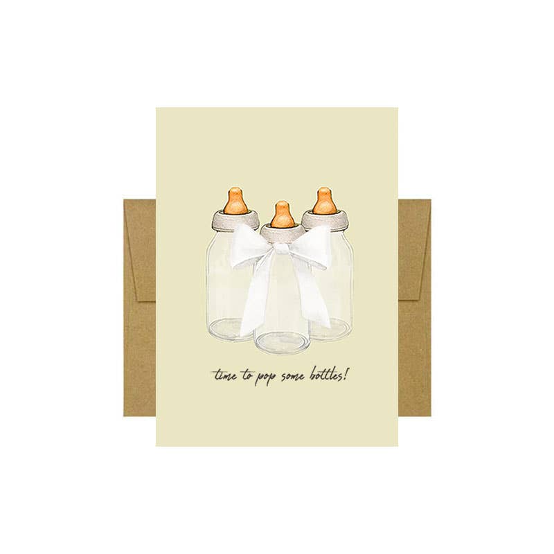 Beyoutifully Made™ - Pop Some Bottles Greeting Card