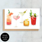 Abigail Jayne Design - Cocktails Mini Cards- Boxed Set of 6