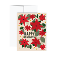 All Very Goods - Holiday Card - Poinsettia