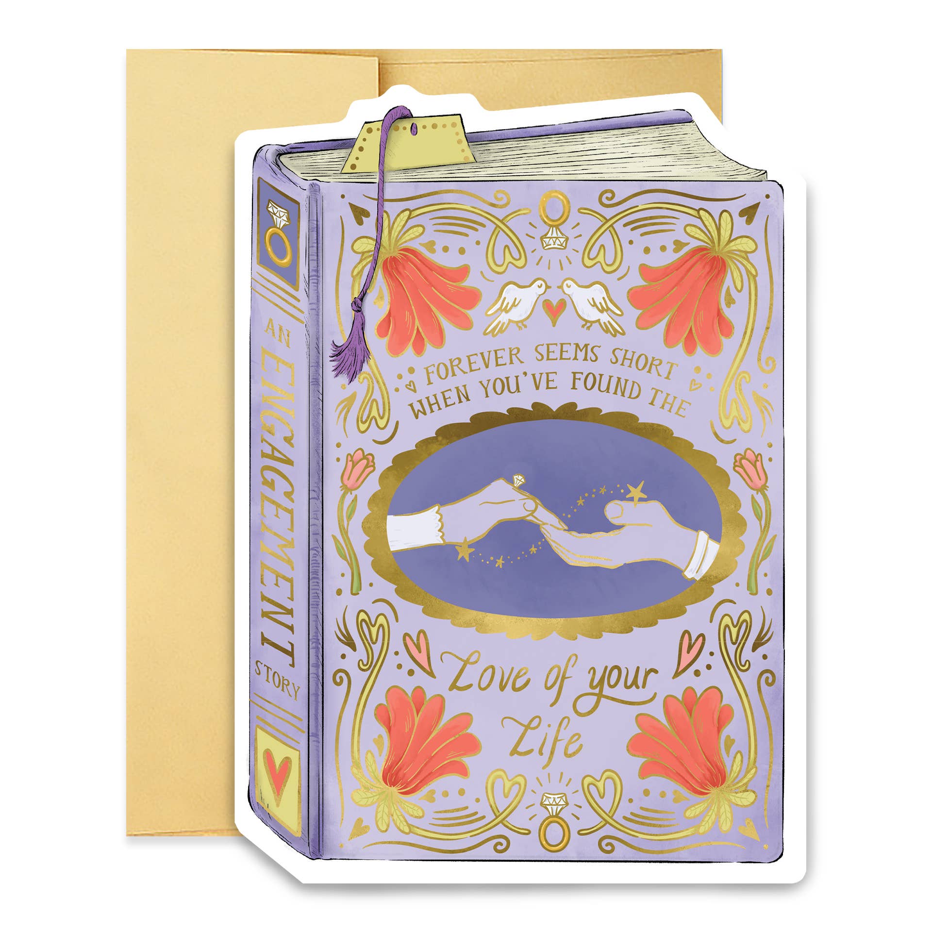 Good Juju Ink - Engagement Book Cover Diecut Card