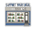Near Modern Disaster - Support Your Local Bookstore - 3" vinyl sticker