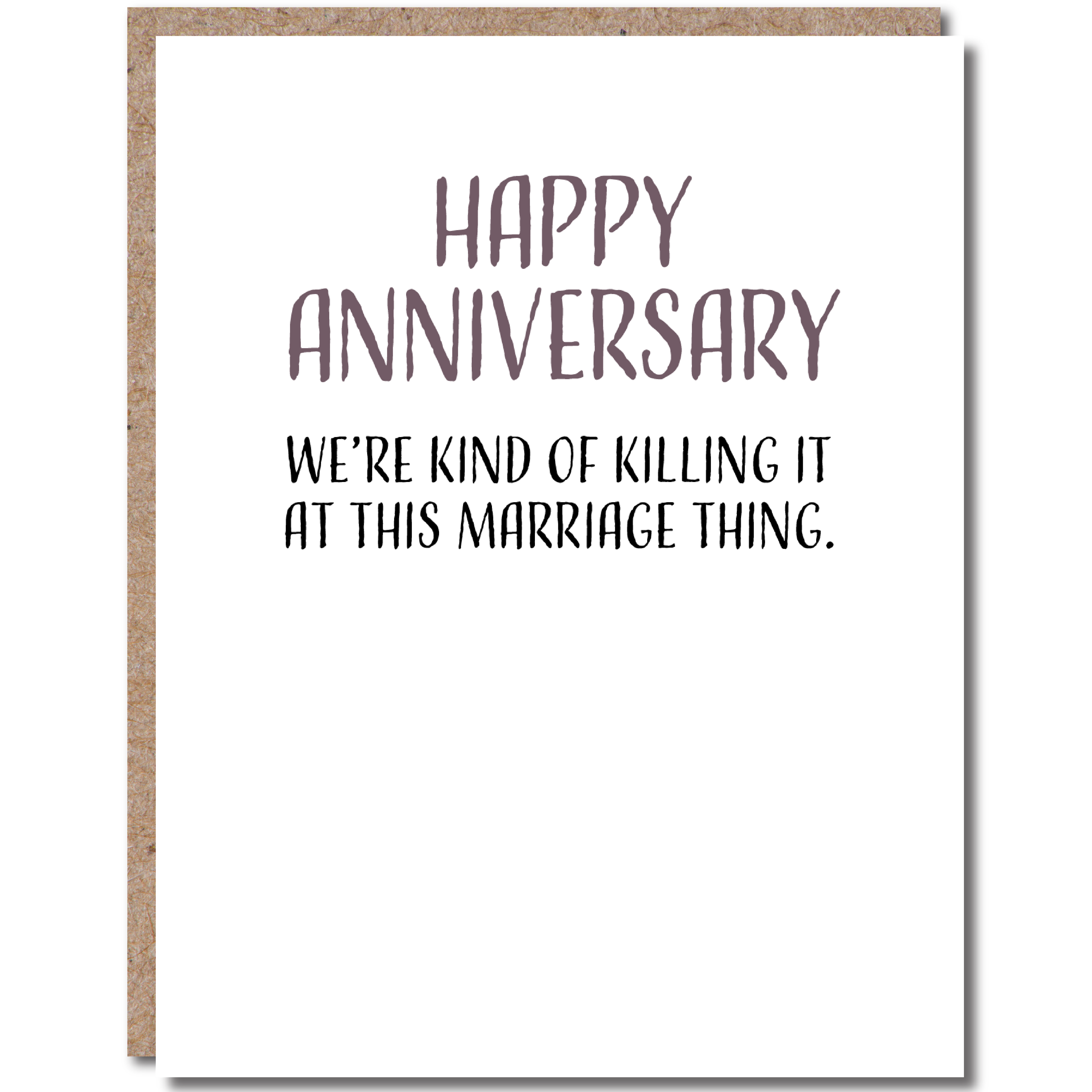Modern Wit - Anniversary Card