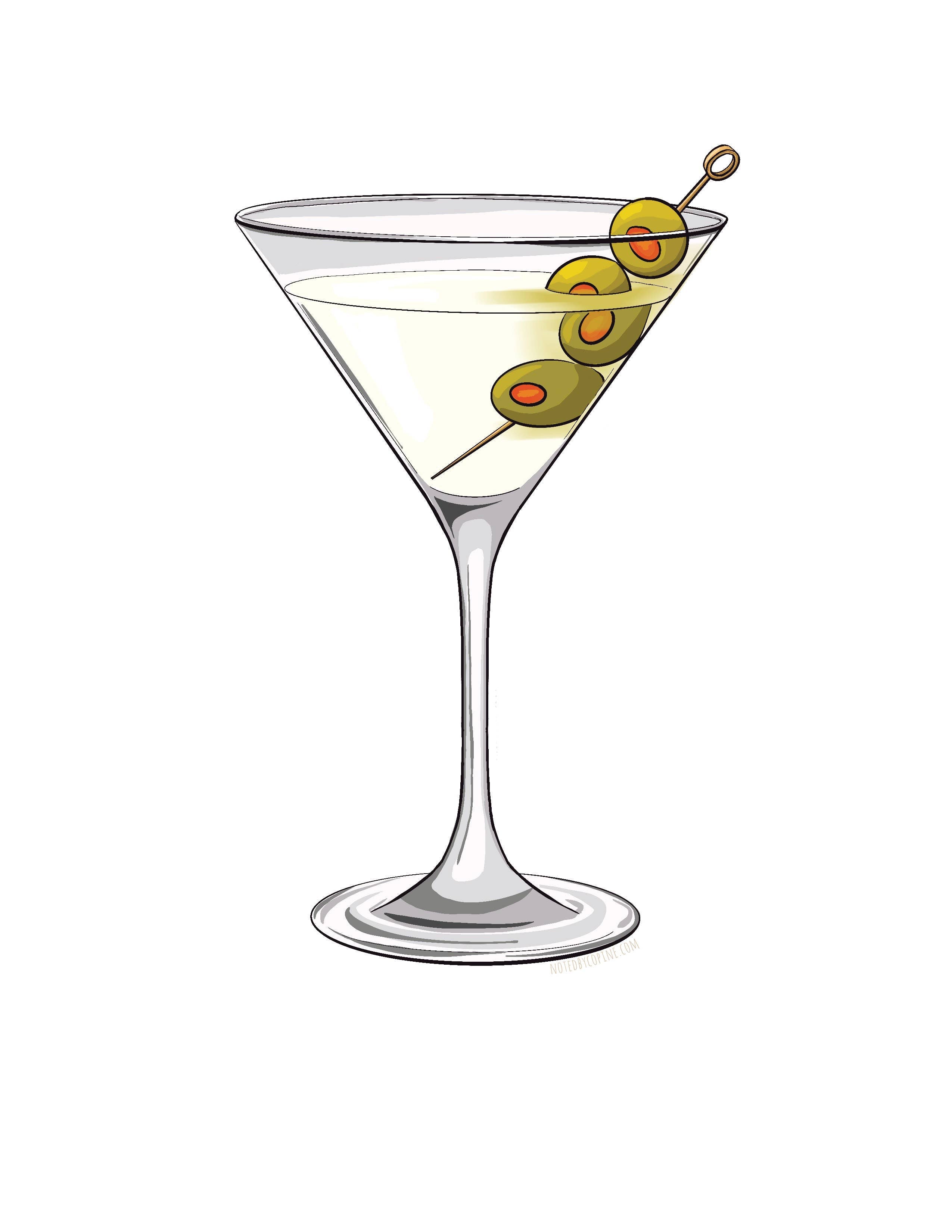 Noted By Copine - Martini Eco Sticker