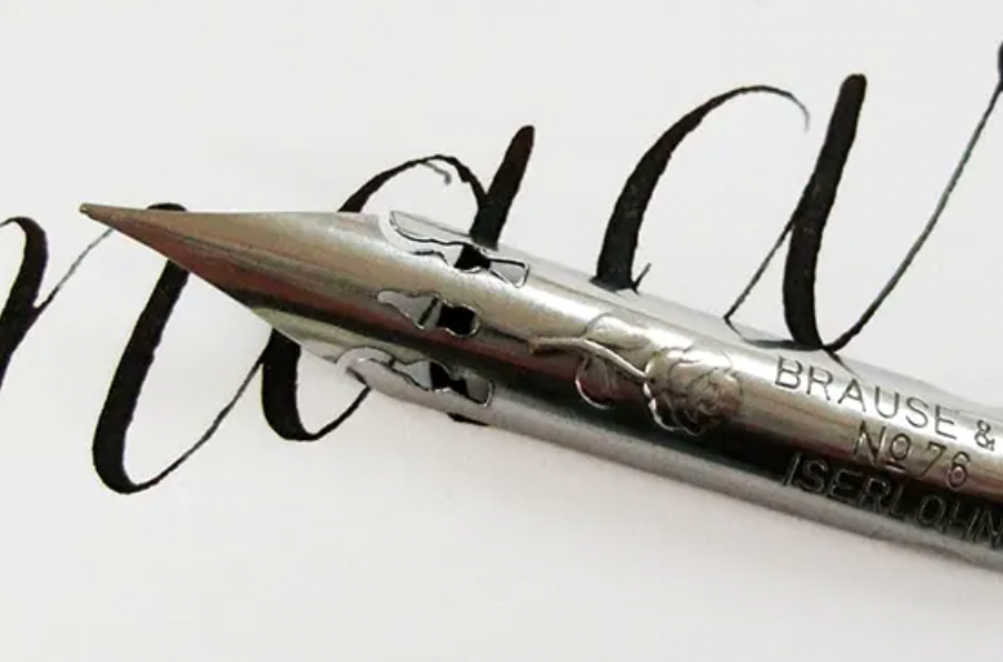 Brause Calligraphy Nib #76 - Rose - Box of 3 or Box of 15: BOX OF 3