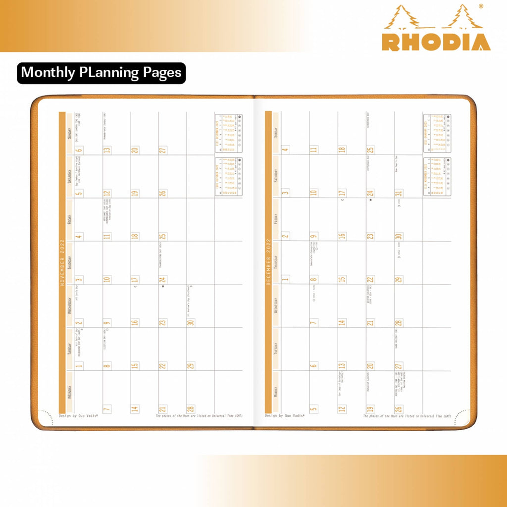 Rhodia Planner for 2026: Black