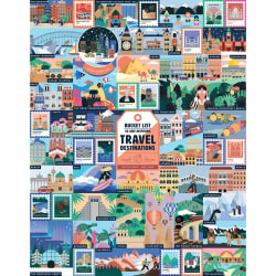 Bucket List Travel - 1000 Piece Jigsaw Puzzle by Ridley's Games