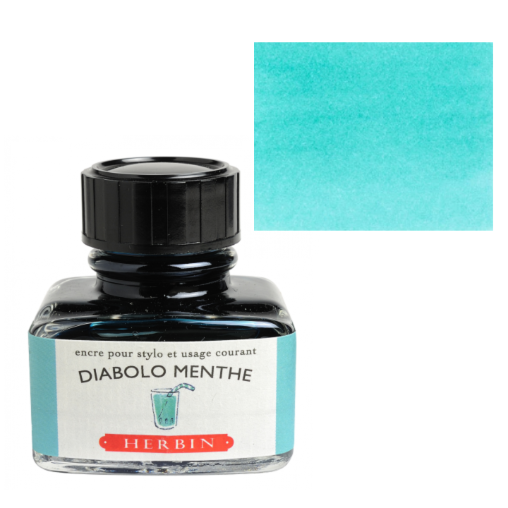 Herbin Fountain Pen Ink 30ml Bottle, Cacao du Bresil (Brazilian Cocoa)