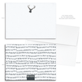 UncommonWares - Buck Watercolor Panel Note Cards A2