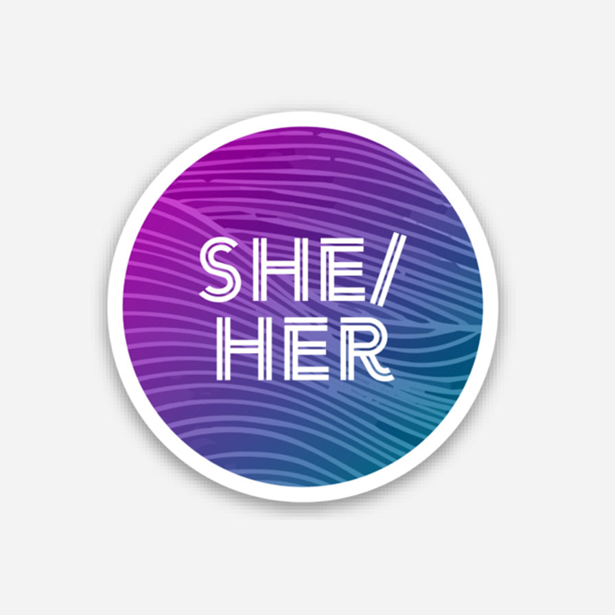 Discovery Stickers - She/Her Sticker
