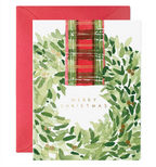 E. Frances Paper - Plaid Ribbon Wreath | Christmas Cards (Boxed Set of 6)