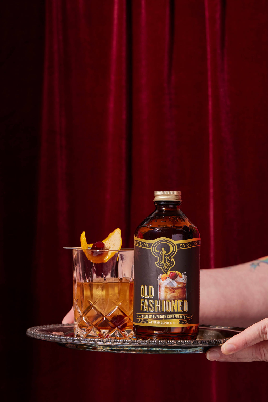 Portland Syrups - Old Fashioned Syrup 12oz - cocktail / mocktail drinks
