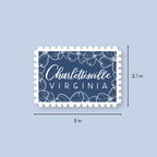 Shop Like You Live Here - Charlottesville VA Stamp Stickers | Charlottesville Virginia